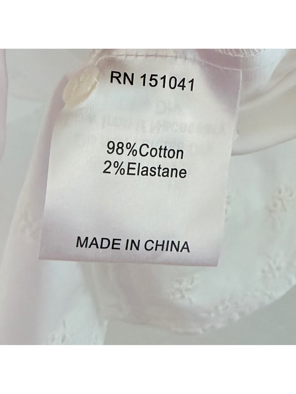 NWT Sorella By Few Moda Caroline Relaxed Cotton Mini Dress Size Small White - Picture 5 of 8